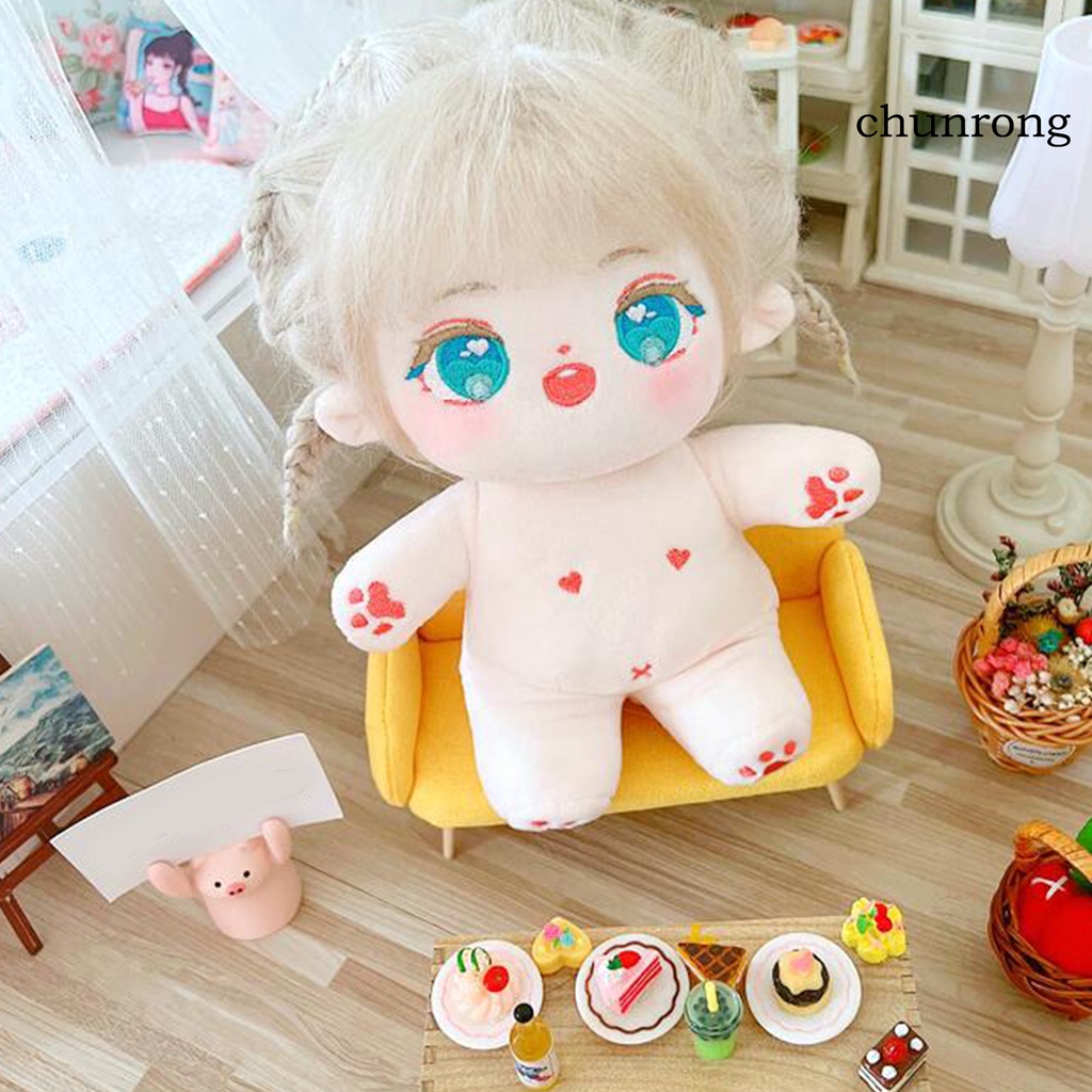 Búp Bê Vải Cotton PP Mềm Mại Dễ Thương 20cm