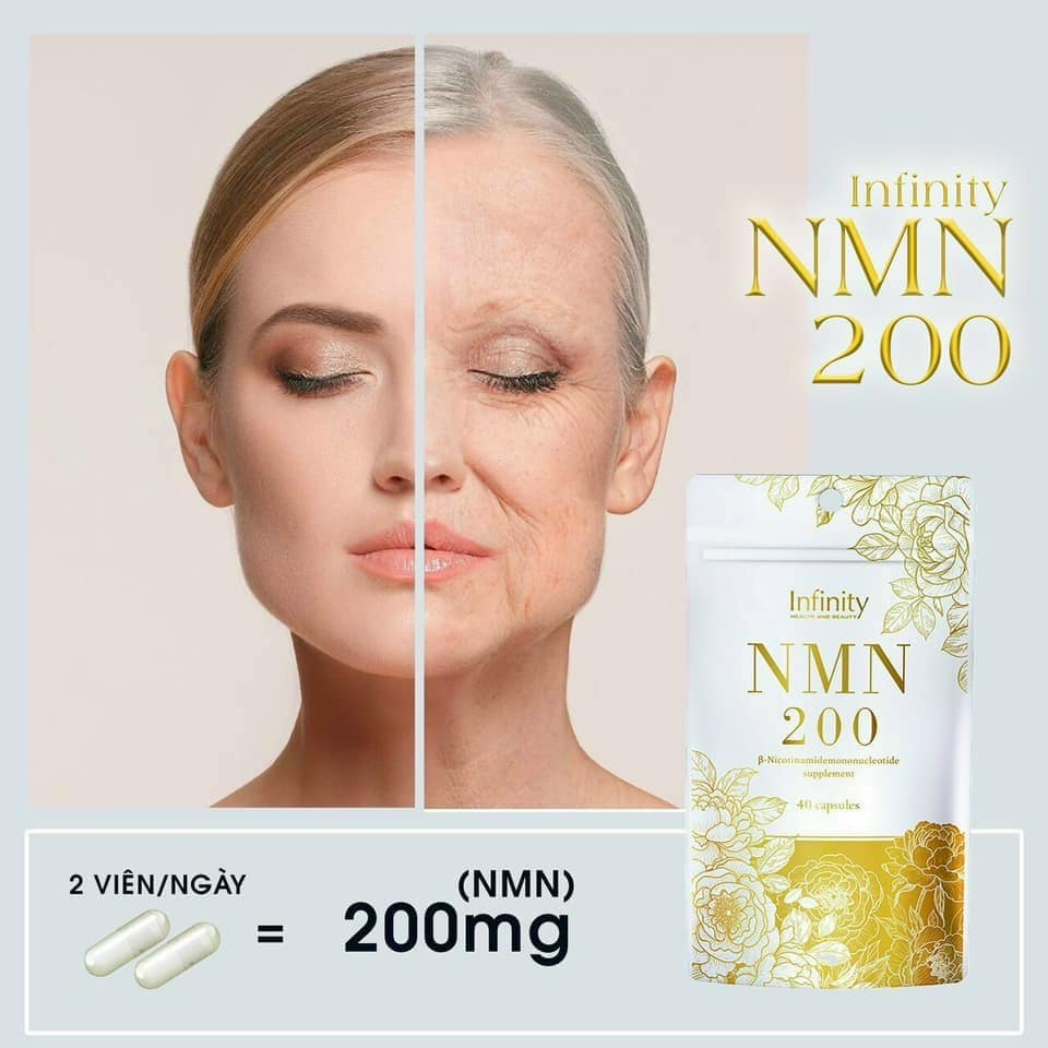 Viên uống chống lão hoá Infinity NMN 200mg Nhật Bản