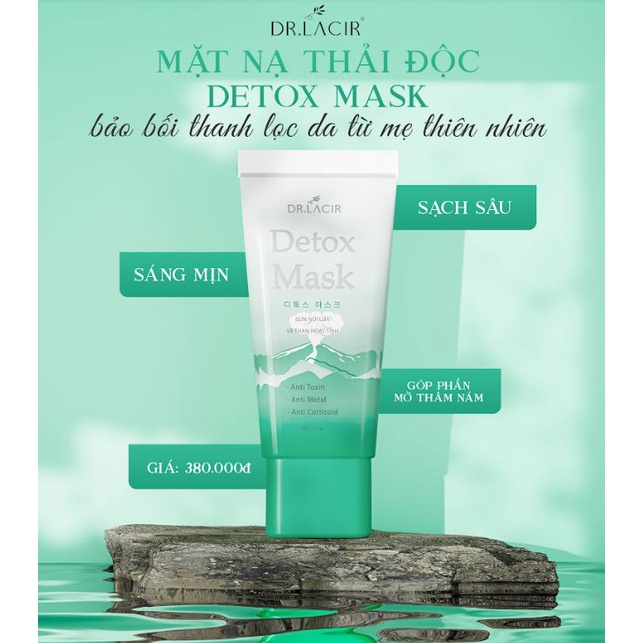 Mặt nạ thải độc DR.LACIR Detox mask 35g