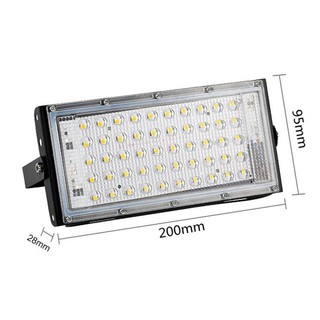Đèn Led Pha 50W DC 12V IP66 Sáng Trắng
