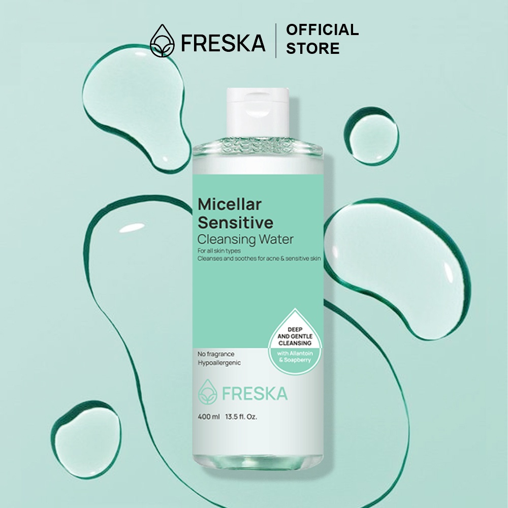 [QT]  Freska Nước tẩy trang Micellar Sensitive Cleansing Water 400ml