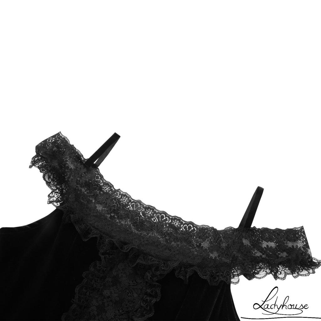 Áo Hai Dây Cổ Vuông Viền Ren Thấp Thời Trang Xuân Hè Cho Nữ