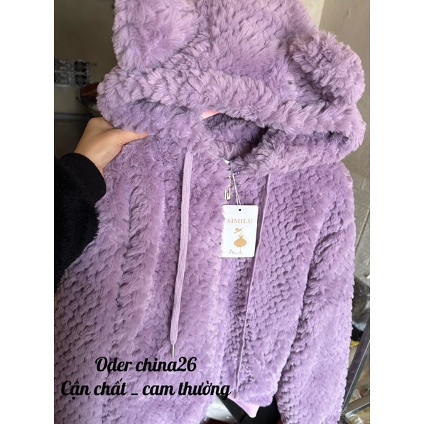 ÁO KHOÁC LÔNG GẤU DỄ THƯƠNG