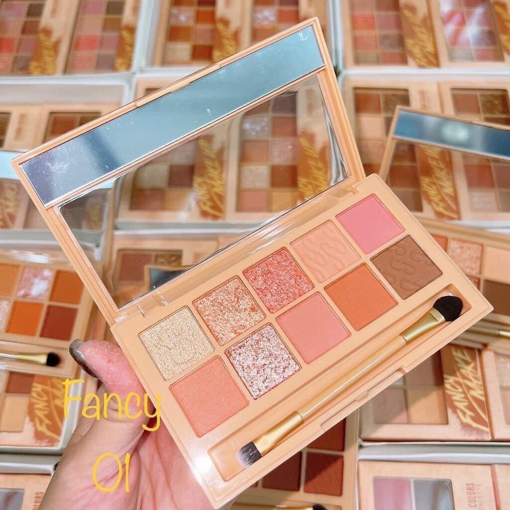 Bảng Phấn Mắt 10 Ô Sivanna Colors Fancy Peach Pro Eye HF180