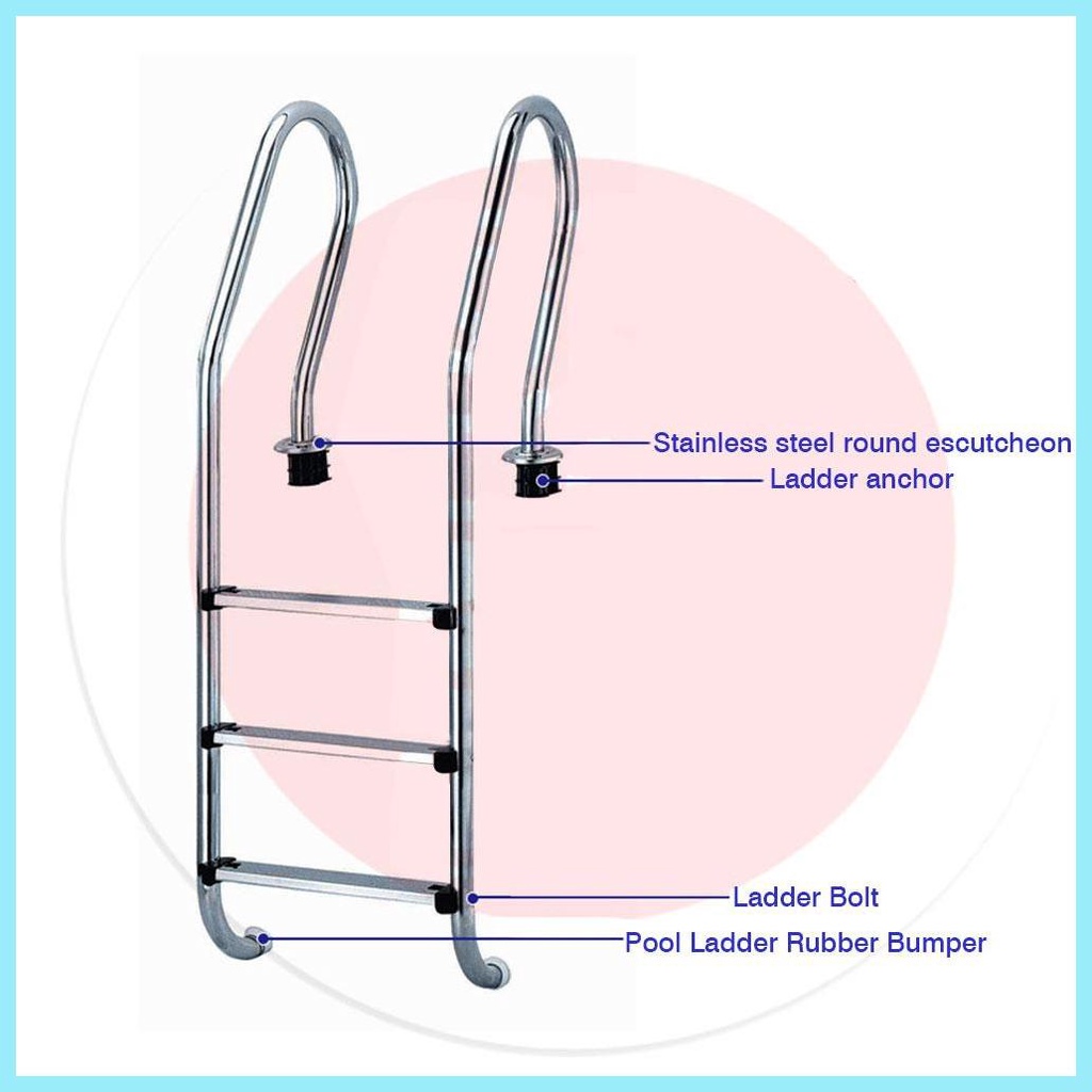 Set 2 Thang Leo 1.90 "Chuyên Dụng Cho Bể Bơi