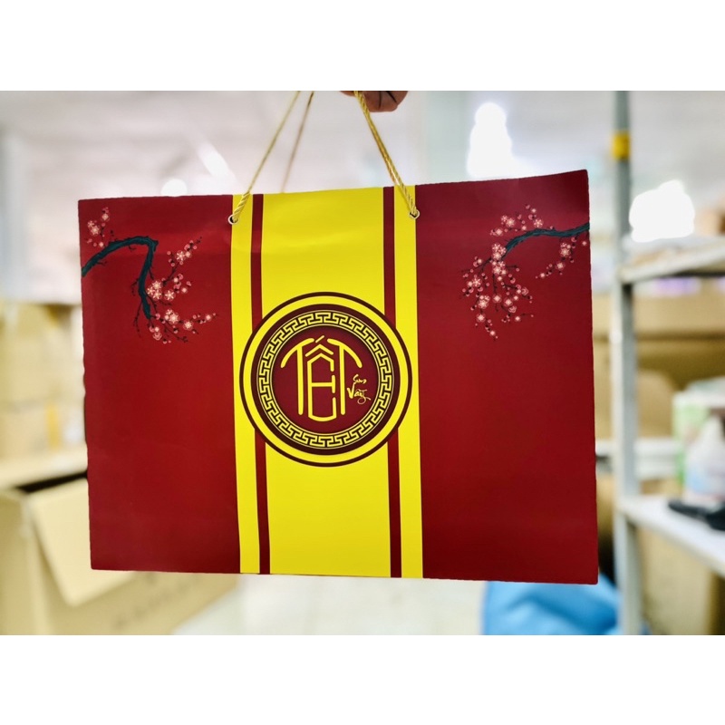 🎁TẾT 2025🎁 Si Vỏ Hộp Mứt Tết, Hộp Quà Tết 8 Hũ Đựng Sang Trọng Kèm Túi Xách