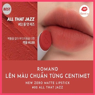 Son Thỏi Romand New Zero Matte Lipstick