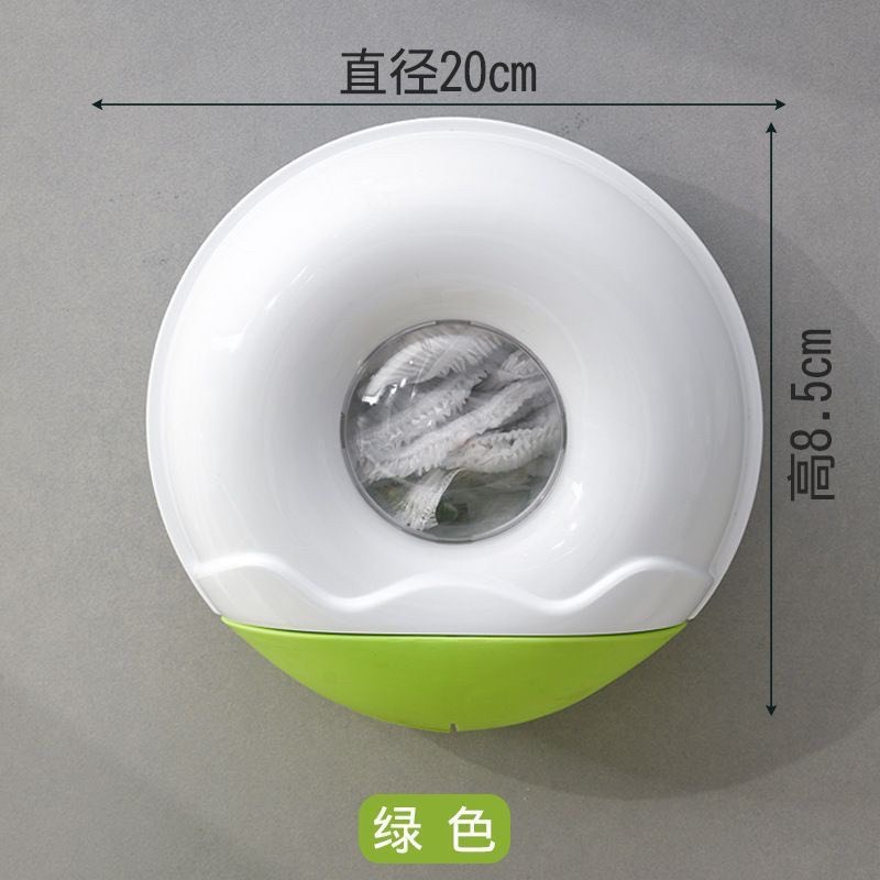 Hộp đựng túi nilon, giấy ăn đa năng tròn gắn tường thông minh Giá Rẻ