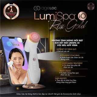 Bộ sản phẩm rửa mặt lumi spa + 1 srm phiên bản màu hồng senltc