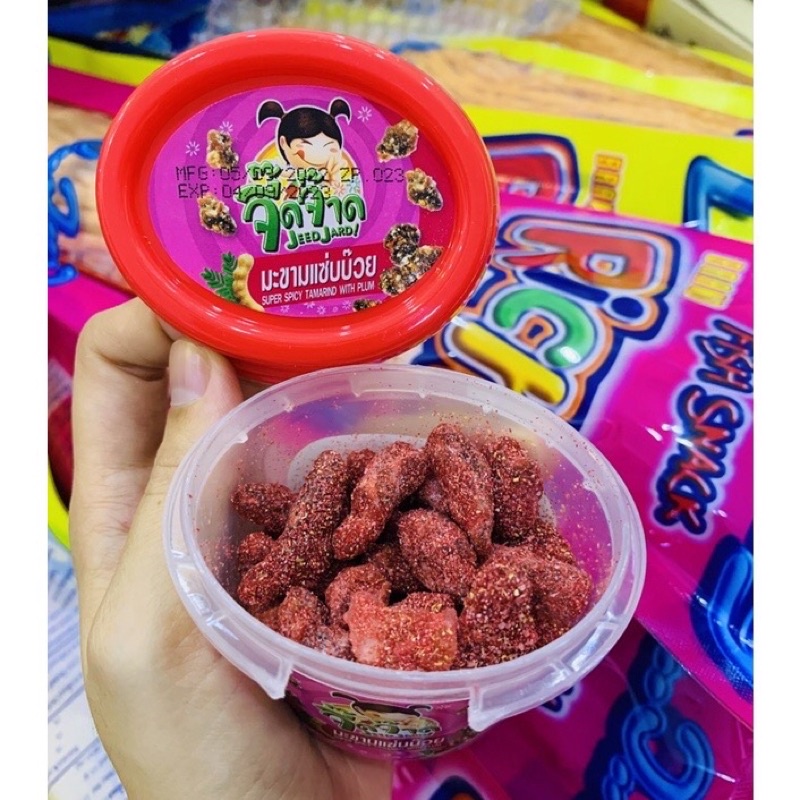 Kẹo Me Thái Có Độ Dai Dẻo Phủ Lớp Mận Bên Ngoài Hũ 50G