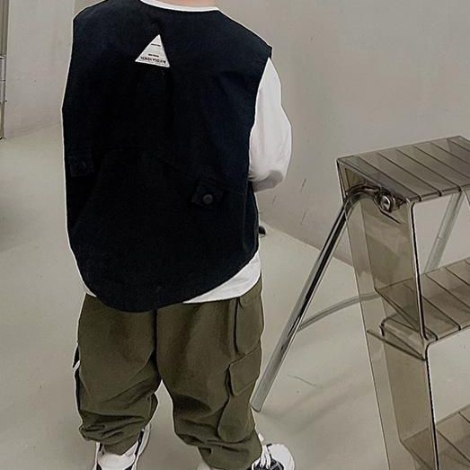 Áo Khoác Ghi Lê Thời Trang Xuân Thu Cho Bé Trai