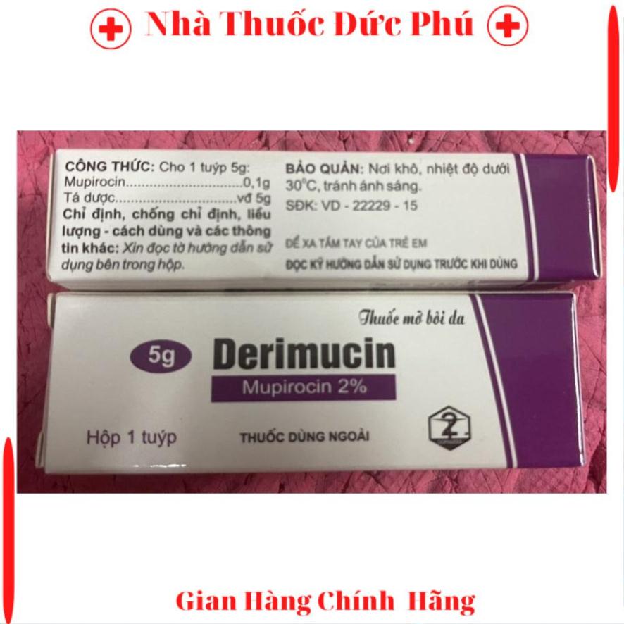 Kem bôi da Derimucin 2% 5g X