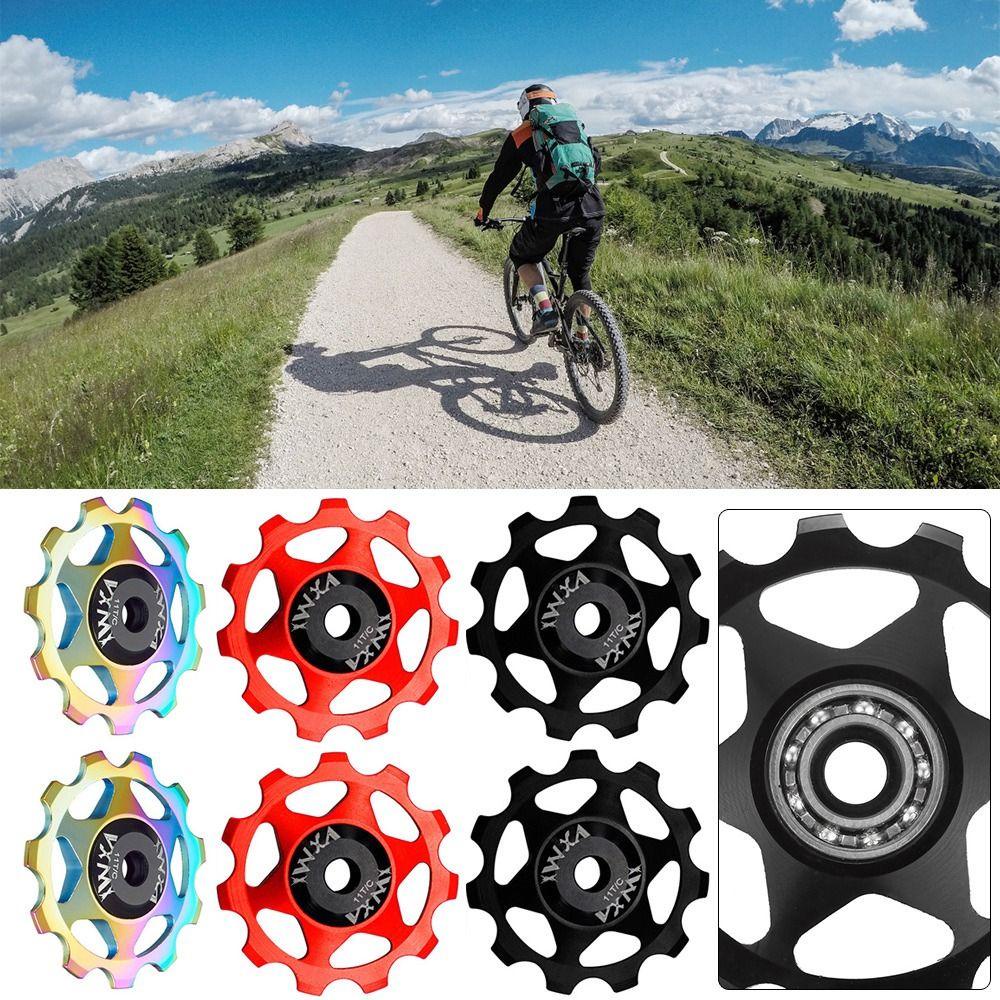 MUVAKO Ròng Rọc Hướng Dẫn Bánh Sau Xe Đạp Leo Núi Chống Nước Chống Bụi