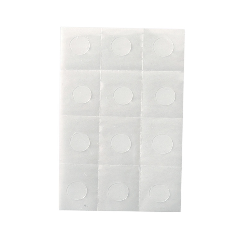 Set 12 Miếng Dán Hai Mặt Hình Tròn Trong Suốt Không Để Lại Dấu Vết Dùng Để Cố Định Bong Bóng Trang Trí Tiệc Cưới / Sinh Nhật