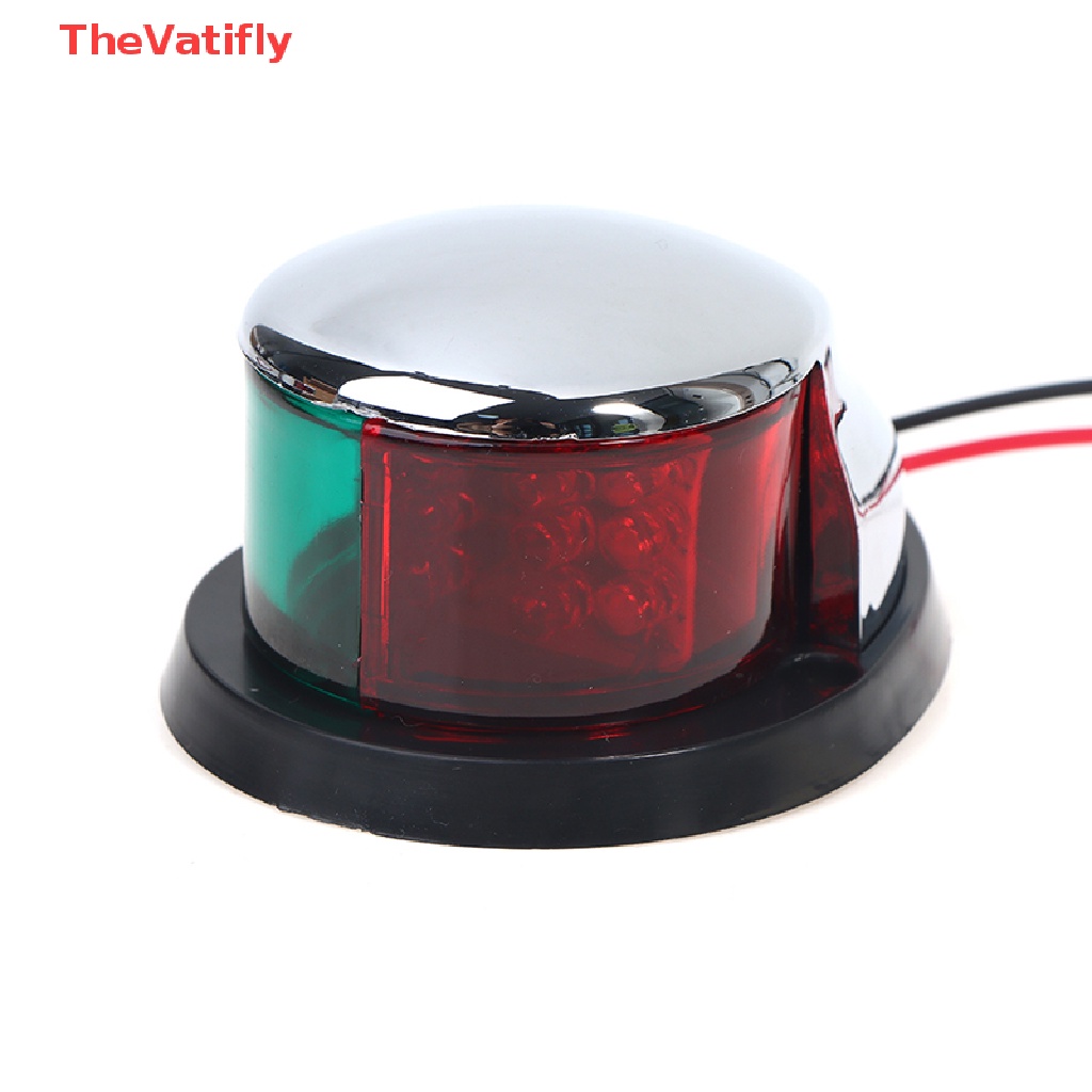 [Thevaly] Đèn LED Tín Hiệu 12V Ánh Sáng Đỏ Và Xanh Lá Cho Tàu Thuyền