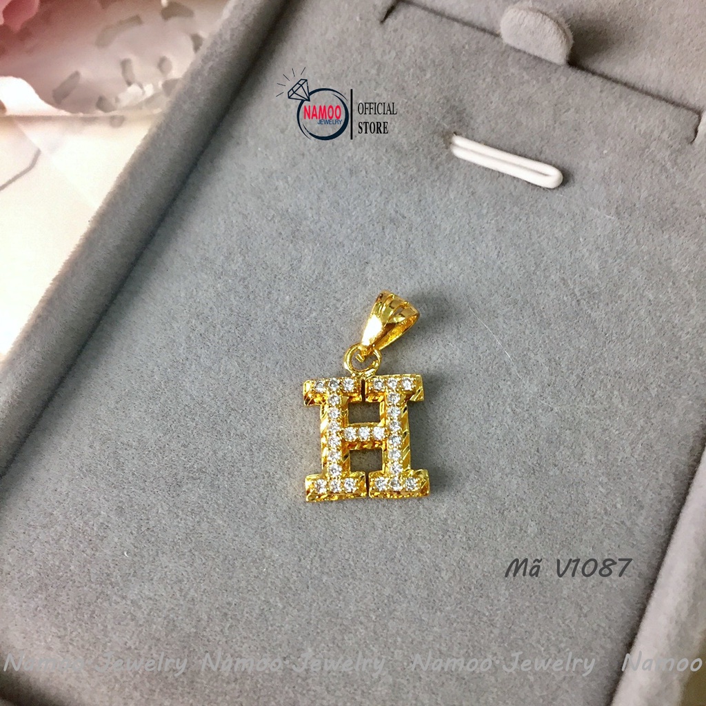 Mặt Dây Chuyền V1087 Khảm Đá Tinh Xảo Độc Đáo Cho Các Nàng Namoo Jewelry