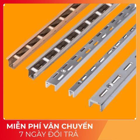 Thanh Ray xịn Gắn Tường Ray Kép Làm Kệ Trưng Bày Aa2 Ray Kép [ GIÁ TỐT ]