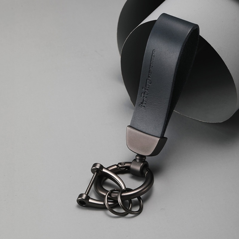 Móc Khóa Dây Da Unisex Đa Năng Tiện Dụng