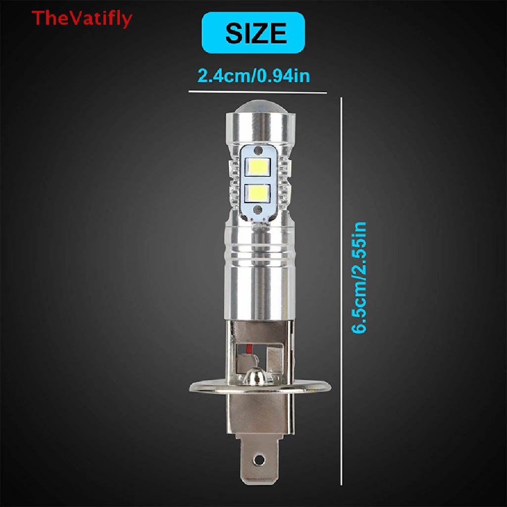 Đèn Pha LED H1 1800LM 6000K Ánh Sáng Trắng Siêu Sáng Cho Xe Hơi