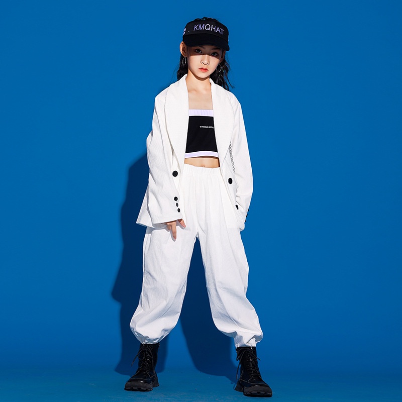 Bộ Trang Phục Nhảy Hip Hop Đường Phố 1  Cho Bé Trai Và Bé Gái Nhảy Múa Jazz Catwalk Mùa Thu A3