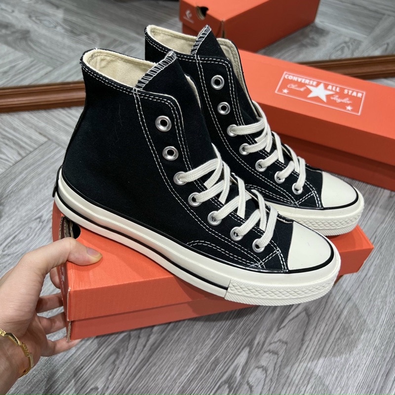 Giày Convers Chuck taylor 1970s đen trắng cổ thấp cao cổ, giày cv 1970s chuẩn S.Cấp Full pk