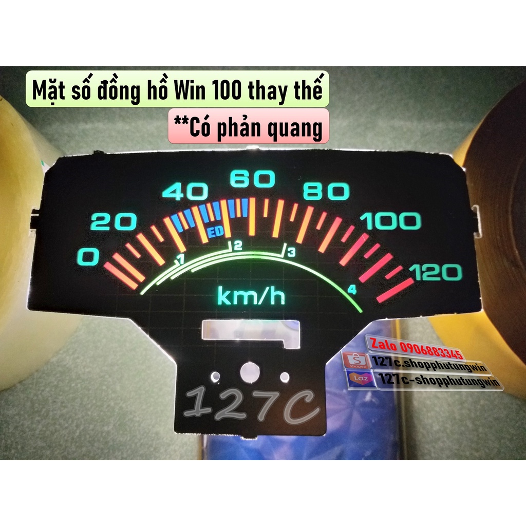 [HCM] Mặt số đồng hồ Win 100 thay thế (có phản quang)
