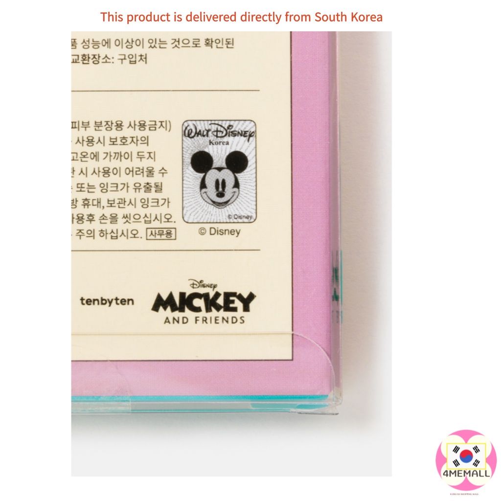 Bộ 5 bút bi / bút bi 0.5mm / xanh / đỏ / xanh / hồng _ mickey and friends