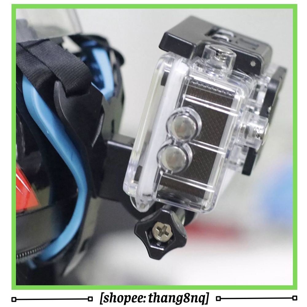 Mount gắn cằm mũ bảo hiểm fullface cho gopro, action cam