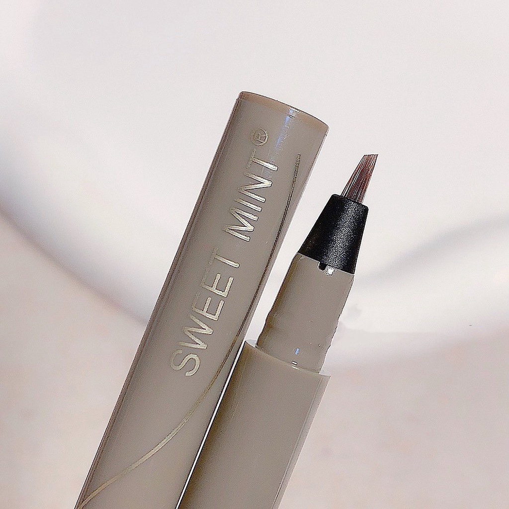 Bút dạ kẻ mày SWEETMINT siêu mảnh tự nhiên Liquid Eyebrow Pen SWMI39