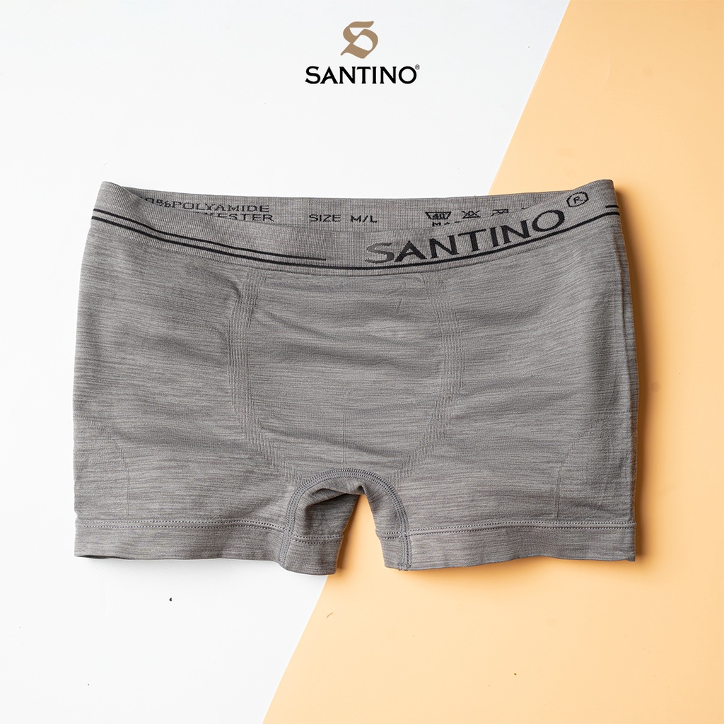 Combo 2 Quần Sịp Nam Đùi Boxer Santino Kháng Khuẩn, Co Dãn 4 Chiều, Thoáng Mát Tối Đa S924