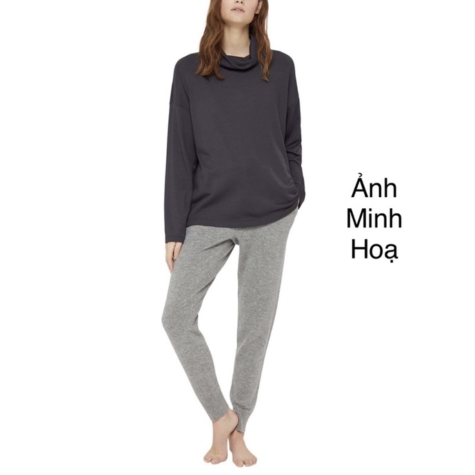Áo thun cao cổ tay dài xuất dư