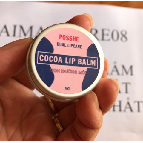 Posshe Combo Son Dưỡng Và Sáp Tẩy Trang Môi