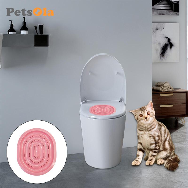 PETSOLA Khay tập đi vệ sinh bồn cầu cho mèo cưng PETSOLA chuyên dụng