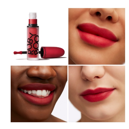 Bộ sưu tập son môi MAC phiên bản lễ hội • Ruby Woo’s Party Crew