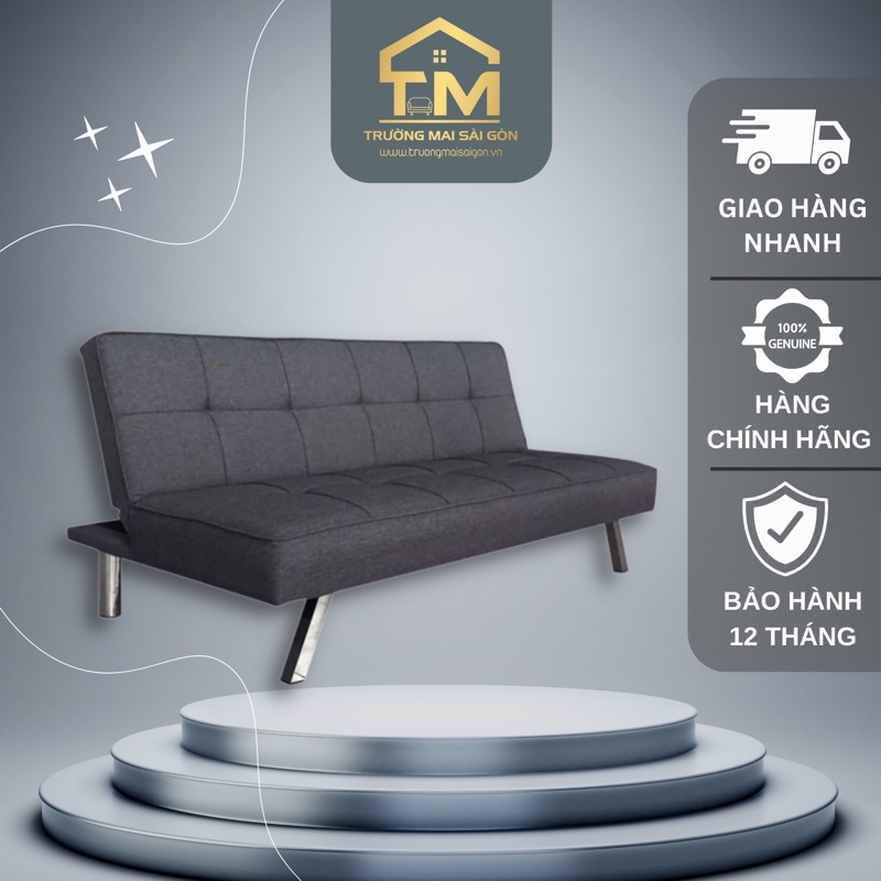 ghế sofa giường nằm gấp gọn cao cấp chính hãng SERITA giá rẻ chất vải mịn êm ái chân ghế inox chịu lực tốt Trường Mai | BigBuy360 - bigbuy360.vn