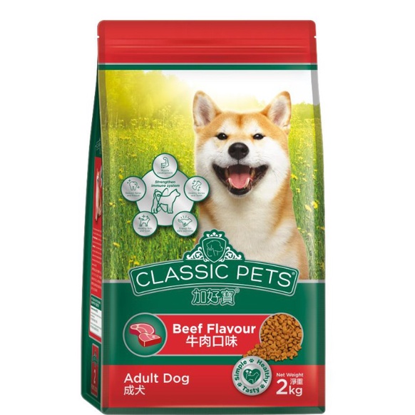 hanpet hcm-Thức Ăn Cho Chó Trưởng Thành Classic Pet Adult 2kg