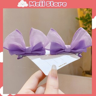 Nơ kẹp tóc tiểu thư [Set 2 chiếc] FreeShip Extra