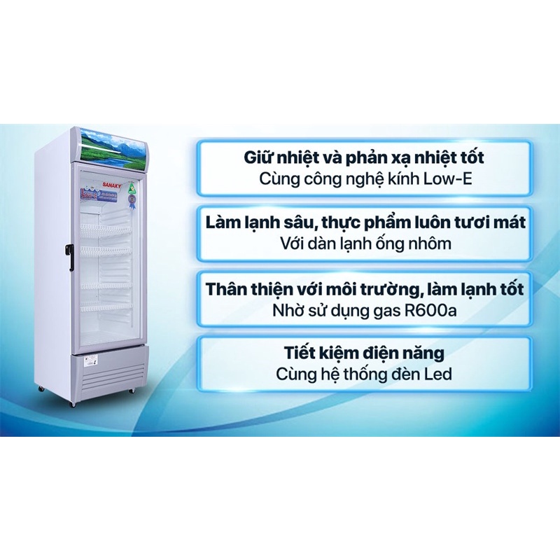 Tủ mát Sanaky 290 lít TM.VH358KL 2020 - VIỆT NAM