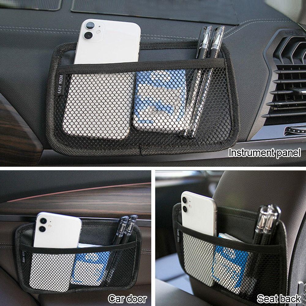 Túi Da PU Đựng Điện Thoại Gắn Xe Hơi Tiện Lợi