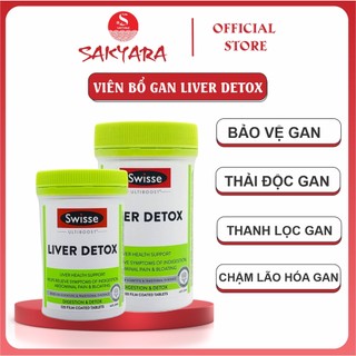 Viên Bổ Gan Thải Độc Gan Swisse Ultiboost Liver Detox Cho Người Từ 18 Tuổi Trở Lên Nội Địa Úc