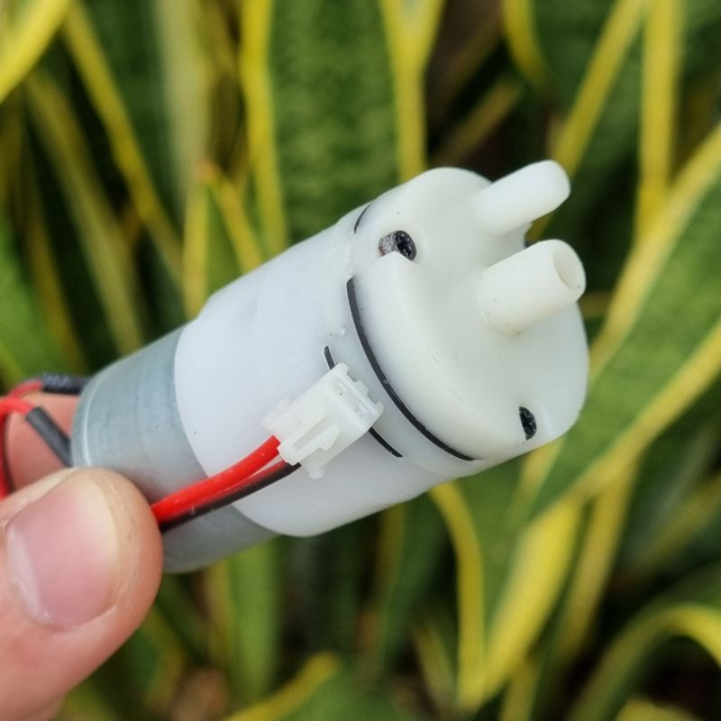 Máy bơm khí oxi bể cá 3 - 8V 3W Motor 350 có thể dùng hút chân không - LT Shop