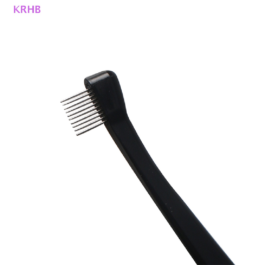 1 Lược Chải Lông Mi / Lông Mày Bằng Kim Loại Gấp Gọn Tiện Lợi