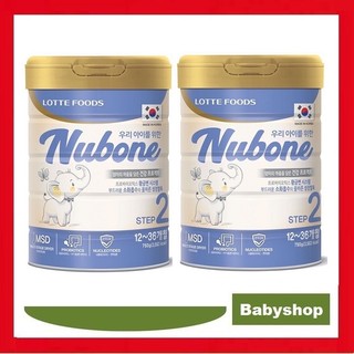 [Date 2027] Combo 2 Lon Sữa Nubone Plus+ Step 1 Step 2 750g.....