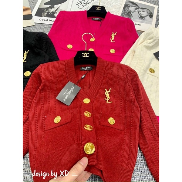 LEN cổ v cúc đồng KÈM TAG siêu  xinh hàng l1 dành cho nữ VANDUONGshop