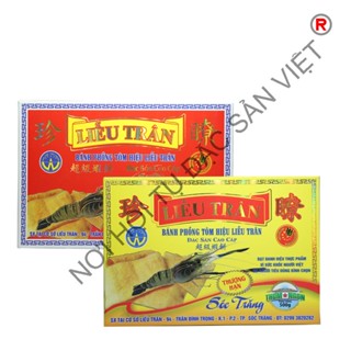 Bánh phồng tôm - Liễu Trân - Hộp 500g - Đặc sản Sóc Trăng