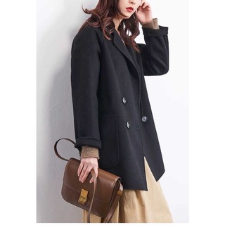 Áo khoác blazer oversized chất dạ HQ - AK581