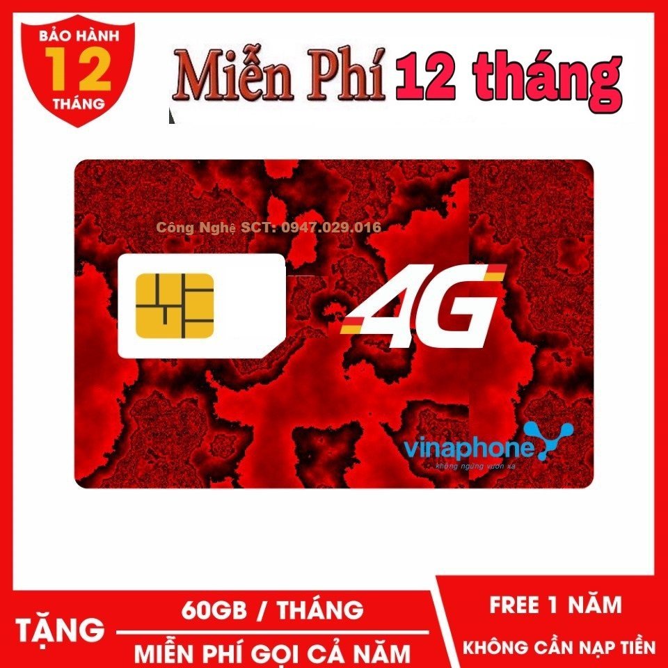 Sim Vina Fhappy khuyến mãi 2GB mỗi ngày + 1000 phút nội mạng
