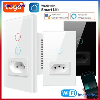 Ổ cắm điện thông minh chuẩn brazil kết nối wifi 10a 16a