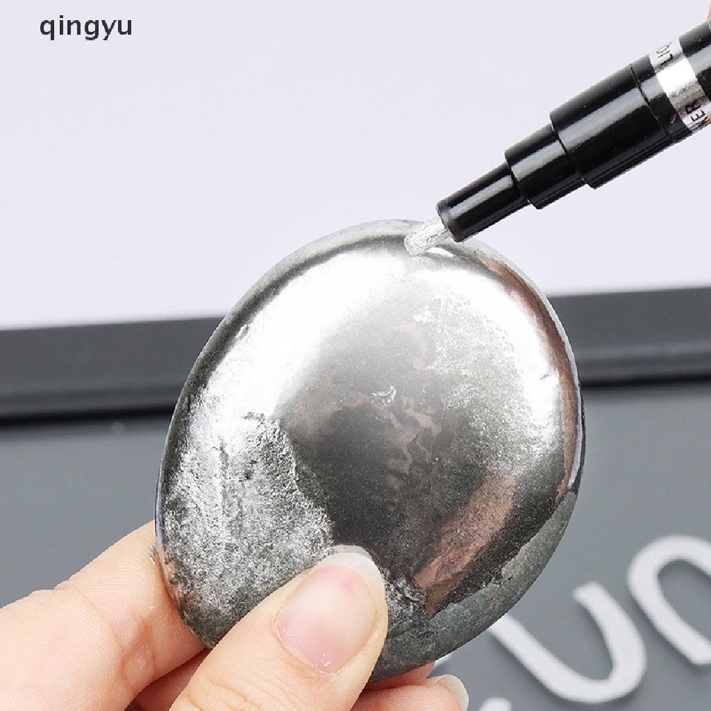 Bút Dạng Lỏng Hiệu Ứng Tráng Gương Màu Bạc Phản Quang Dùng Làm Đồ Thủ Công