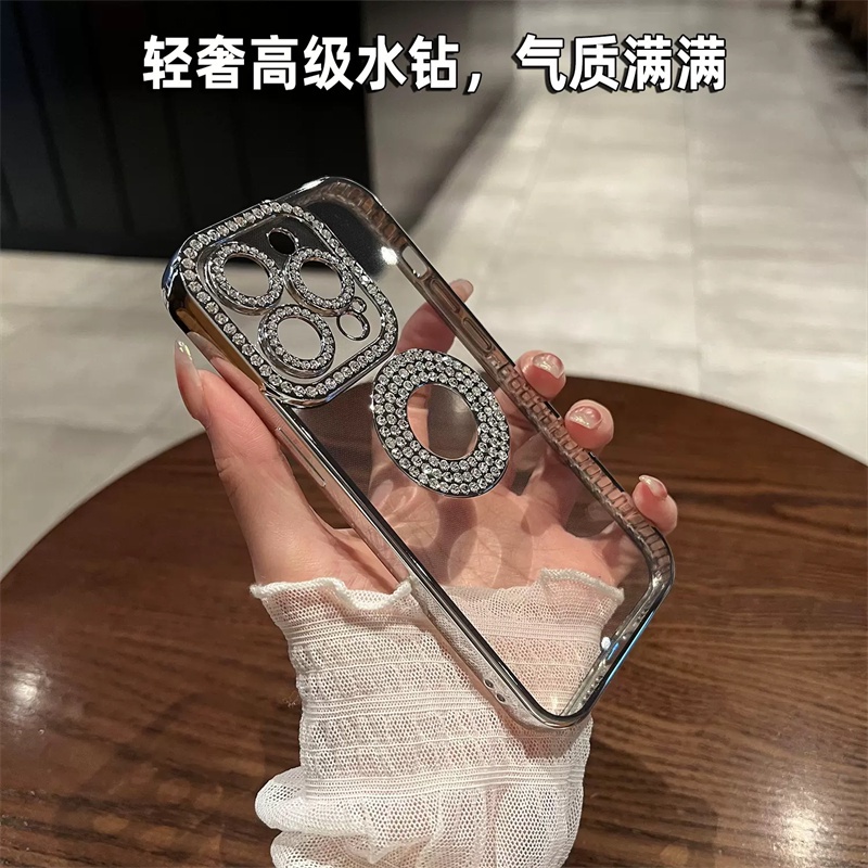 Ốp Điện Thoại Trong Suốt Chống Sốc In logo apple Sang Trọng Cho iphone 14 pro max 14 plus 13 12 11 pro max